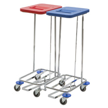 Wäschesammler zweifach. mit Pedal | 1 Stück