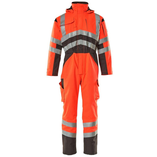 MASCOT® Safara Winterkombination, hi-vis rot/dunkelanthrazit