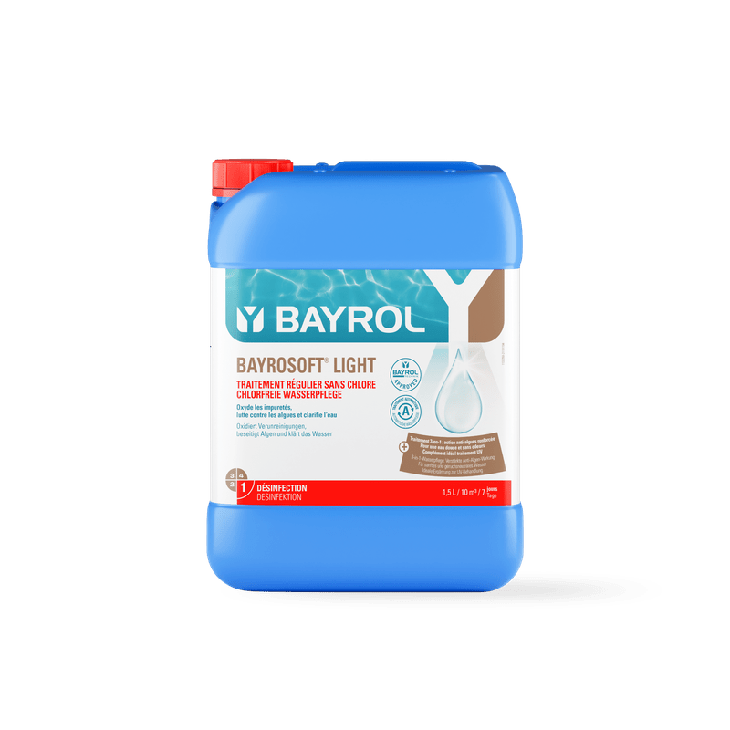 BAYROL Bayrosoft® Light 20 L based on active oxygen for disinfection