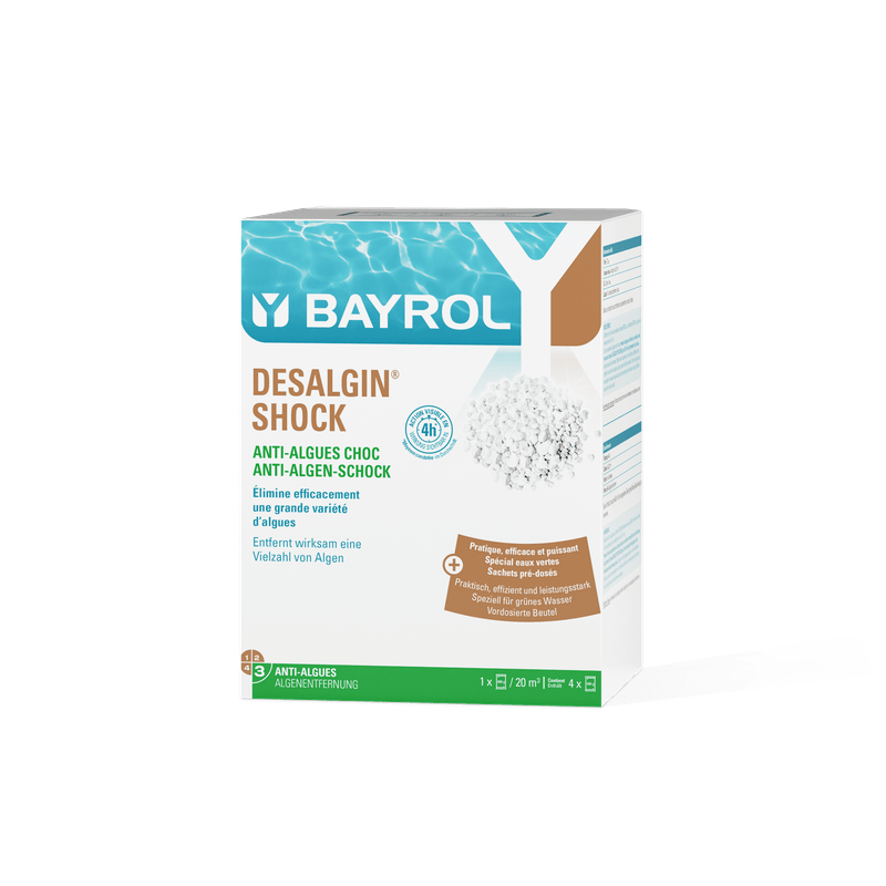 BAYROL Desalgin® SHOCK 1,6 kg Anti-Algenmittel in Form von Chlorgranulat | Dose (1600 g)