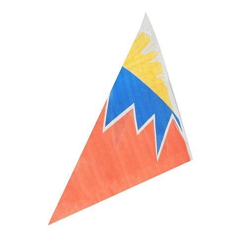 The PAPSTAR 1000 French fry cones, parchment substitute, threaded "Zick-Zack" from PAPSTAR GmbH feature a triangular zigzag design – perfect as a parchment substitute when serving fries in the cone.