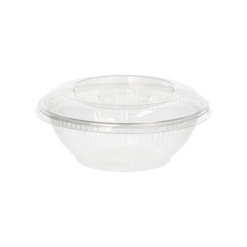 Der Starpak 50 Dom-Deckel, R-PET rund Ø 15,5 cm · 2,5 cm klar | Schrumpffolie (50 Stück) ist ein klarer, runder Deckel aus recyceltem PET – eine umweltfreundliche und nachhaltige Verpackungslösung.
