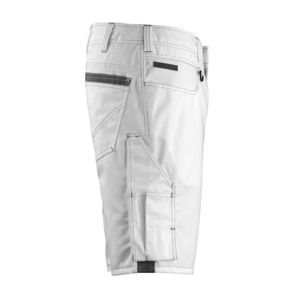 MASCOT® Stuttgart Shorts, weiss/dunkelanthrazit