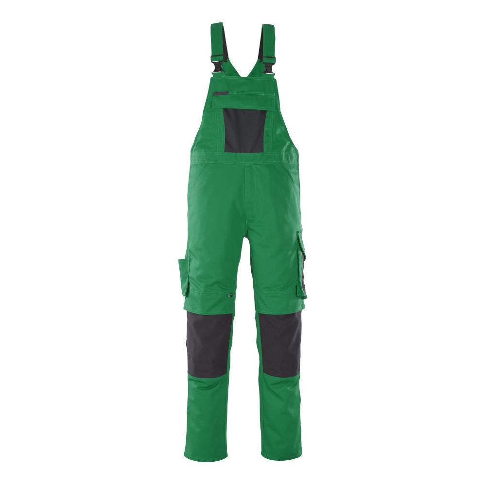 MASCOT® Leipzig dungarees, green/black