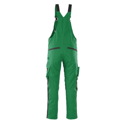 MASCOT® Leipzig dungarees, green/black