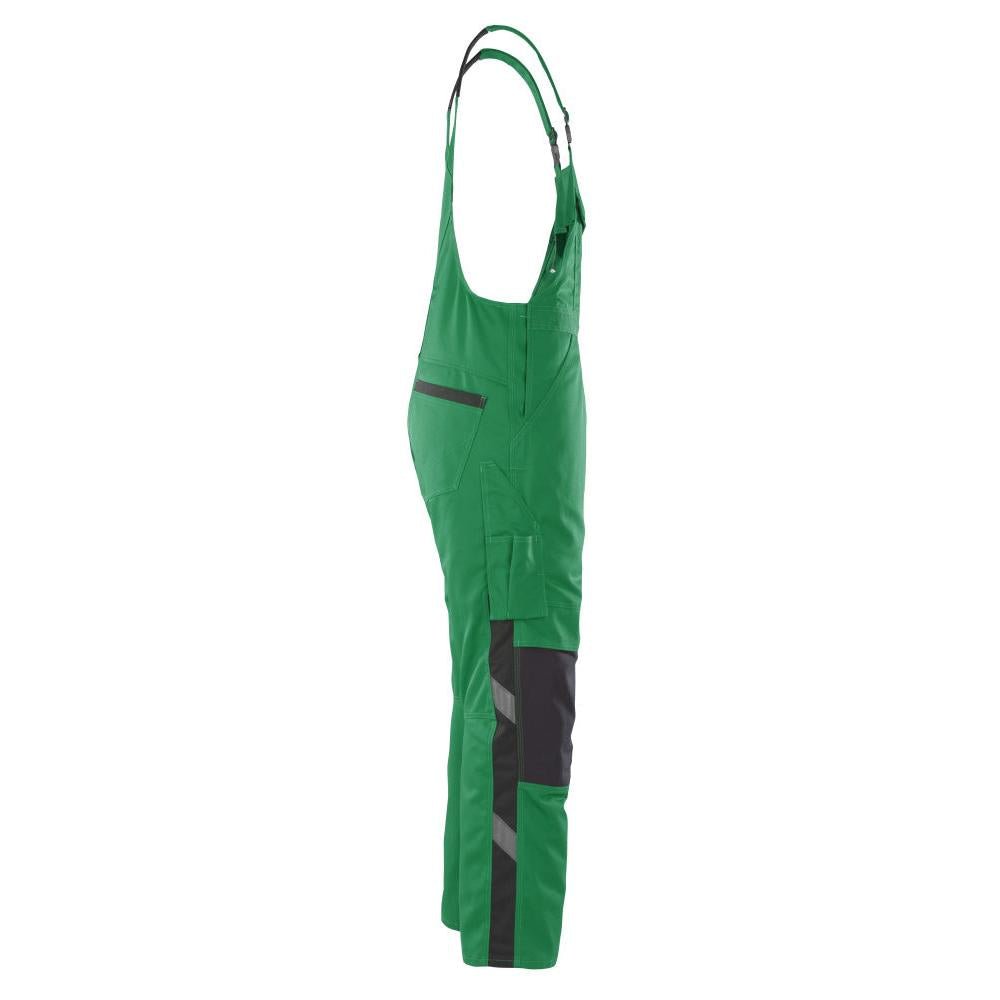 MASCOT® Leipzig dungarees, green/black