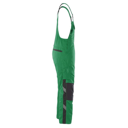 MASCOT® Leipzig dungarees, green/black