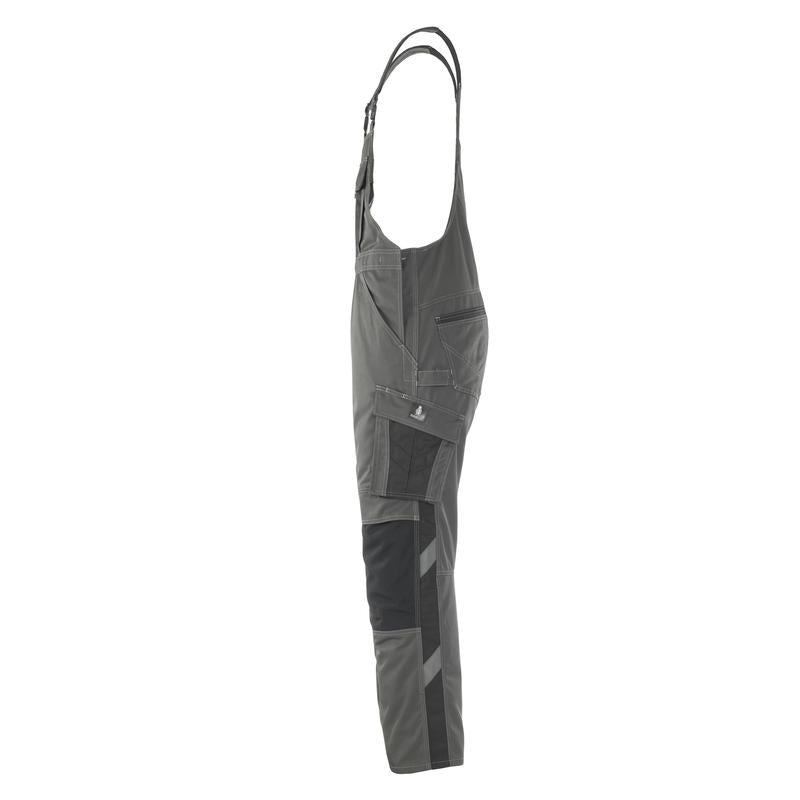 MASCOT® Leipzig Latzhose, dunkelanthrazit/schwarz