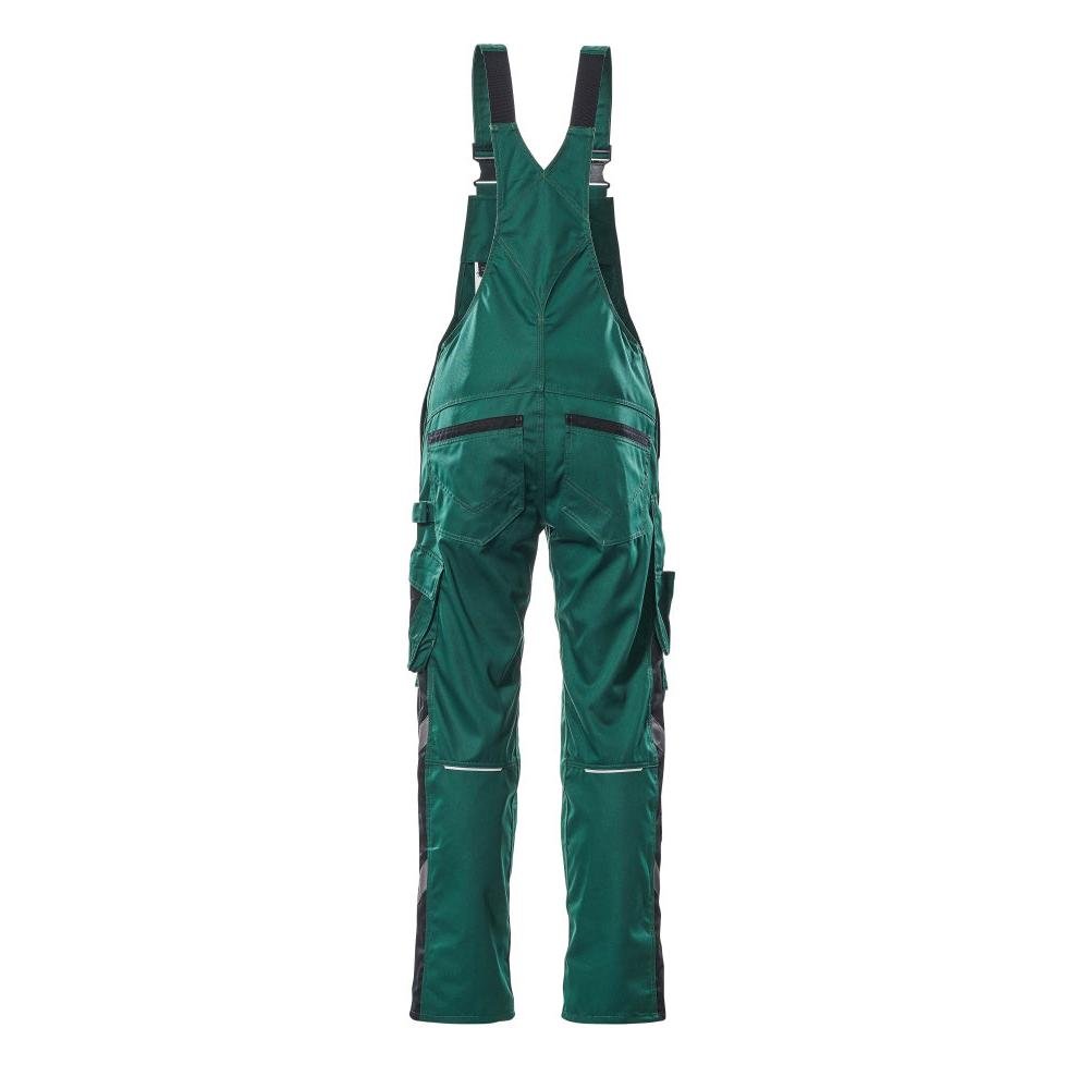 MASCOT® Augsburg Latzhose, grün/schwarz