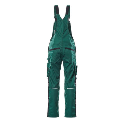 MASCOT® Augsburg Latzhose, grün/schwarz