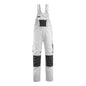 MASCOT® Augsburg dungarees, white/dark anthracite