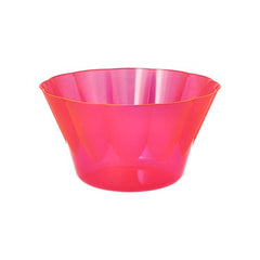 The Starpak 54 ice cream and dessert cups are round, pink PS cups (400 ml, Ø 12 cm x 7 cm)—ideal for serving ice cream and desserts in a stylish design. Sold in packs of 54 with a cardboard tray.
