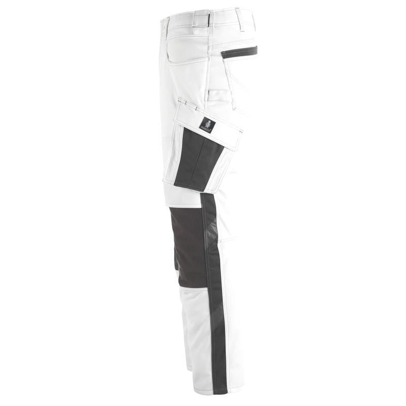 MASCOT® Erlangen Hose, weiss/dunkelanthrazit