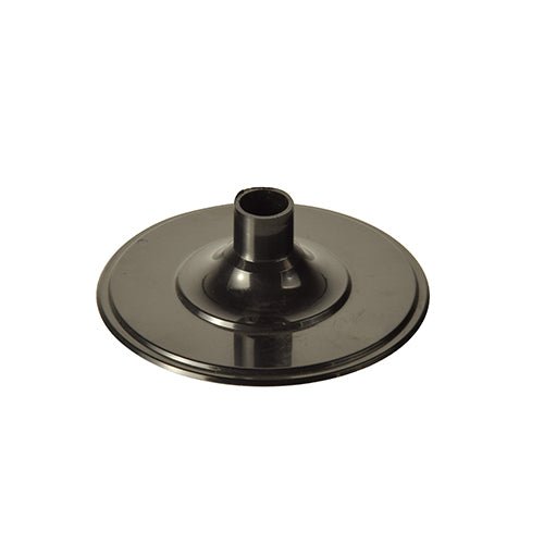 The Starpak 50 bases for stem glasses (PS, round, Ø 6.55 cm, 2.05 cm high) in black are perfect as a stable coaster – ideal for stem glasses. Pack of 50 pieces.