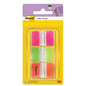 Eine Packung Post-it® Index Strong Ablagetabs von 3M Deutschland GmbH enthält 36 rosa und grüne Ablagetabs (25,4 x 38,1 mm) in einem Spender zur Organisation von Dokumenten. 1 Spender pro Packung.