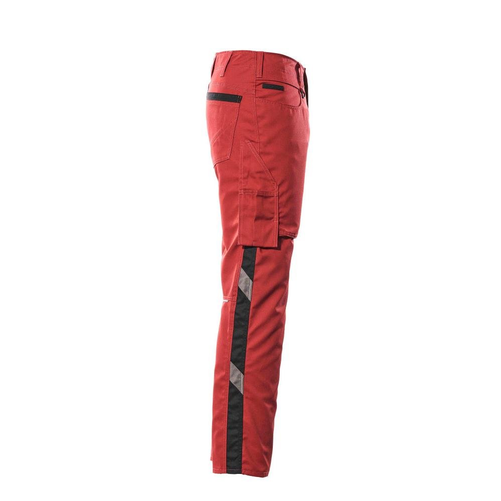 MASCOT® Oldenburg Hose, rot/schwarz