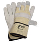 NITRAS ZEUS, full-grain cowhide gloves, natural color / gray