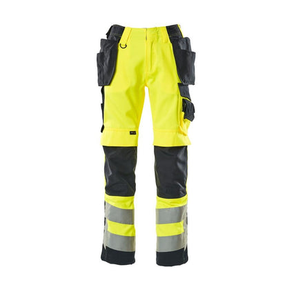 MASCOT® Wigan Handwerkerhose, hi-vis gelb/schwarzblau