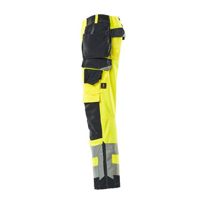 MASCOT® Wigan Handwerkerhose, hi-vis gelb/schwarzblau