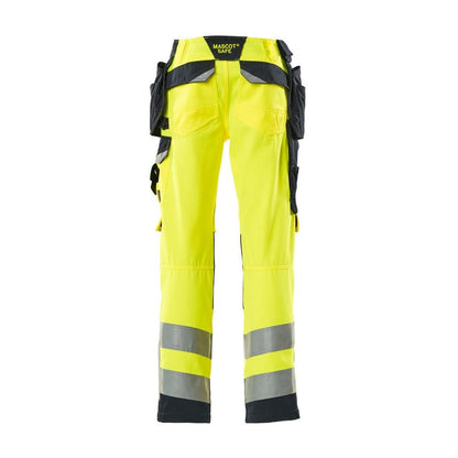 MASCOT® Wigan Handwerkerhose, hi-vis gelb/schwarzblau