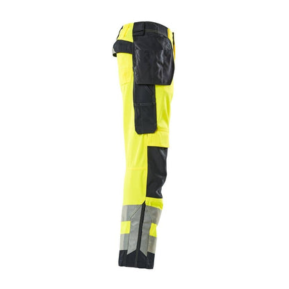 MASCOT® Wigan Handwerkerhose, hi-vis gelb/schwarzblau