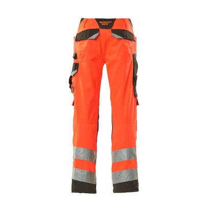 MASCOT® Kendal Hose, hi-vis rot/dunkelanthrazit
