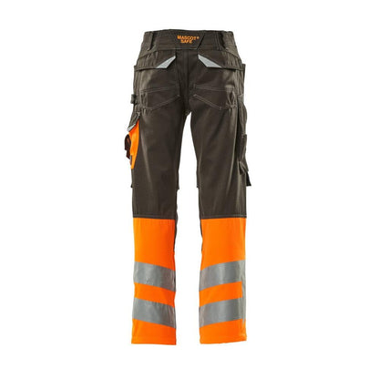 MASCOT® Leeds Hose, dunkelanthrazit/hi-vis orange