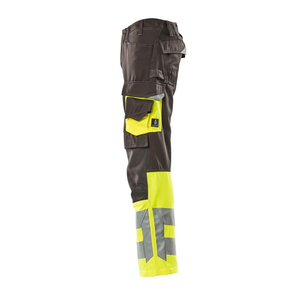 MASCOT® Leeds Hose, dunkelanthrazit/hi-vis gelb