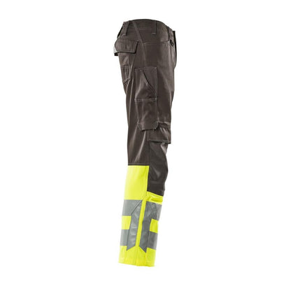 MASCOT® Leeds Hose, dunkelanthrazit/hi-vis gelb