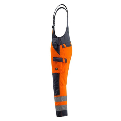 MASCOT® Gosford Latzhose, hi-vis orange/schwarzblau