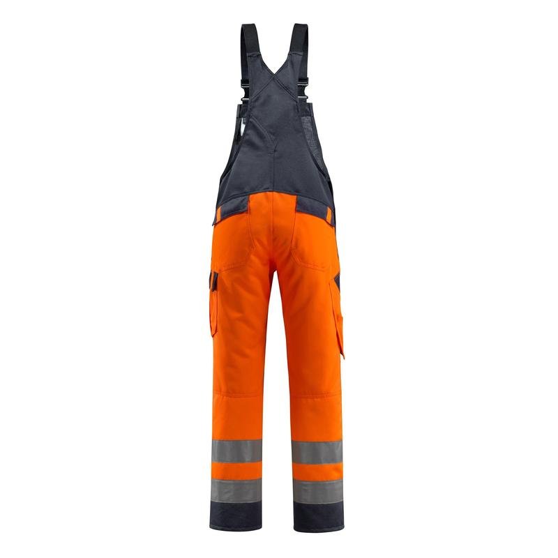 MASCOT® Gosford Latzhose, hi-vis orange/schwarzblau