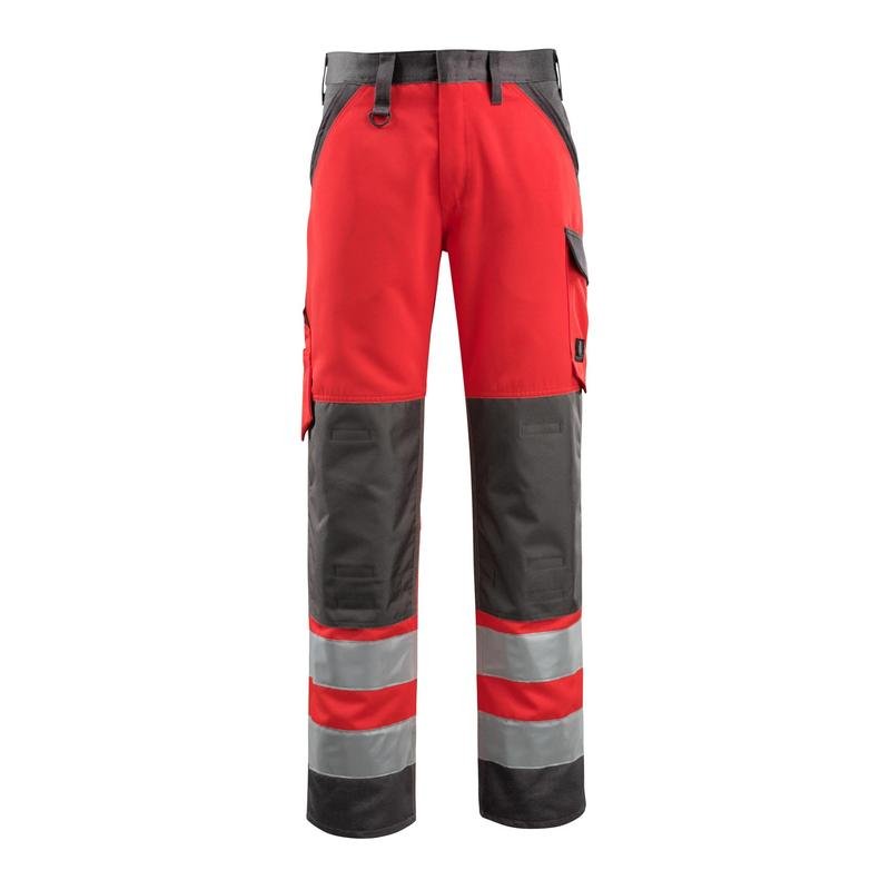 MASCOT® Maitland Hose, hi-vis rot/dunkelanthrazit