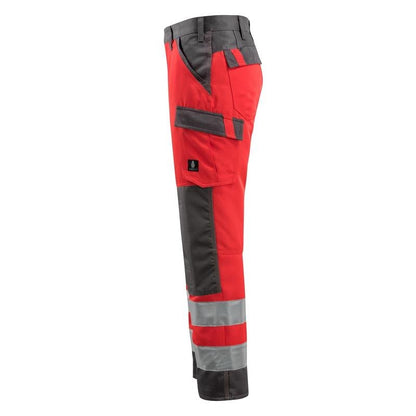 MASCOT® Maitland Hose, hi-vis rot/dunkelanthrazit