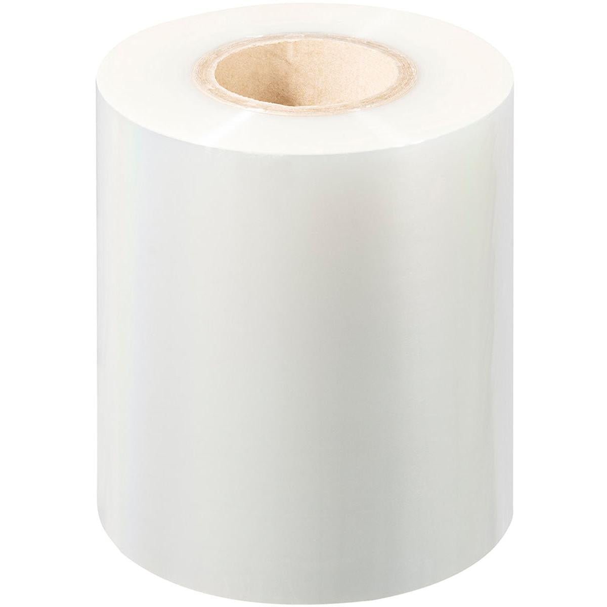 A large roll of Universal Film no Antifog universal by Duni GmbH with a hollow cardboard core, standing upright against a plain white background.
