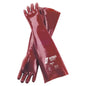 NITRAS PVC-Handschuhe, rot, EN 388 Baumwoll-Trikot, Größe 10 | Packung (12 Paare)
