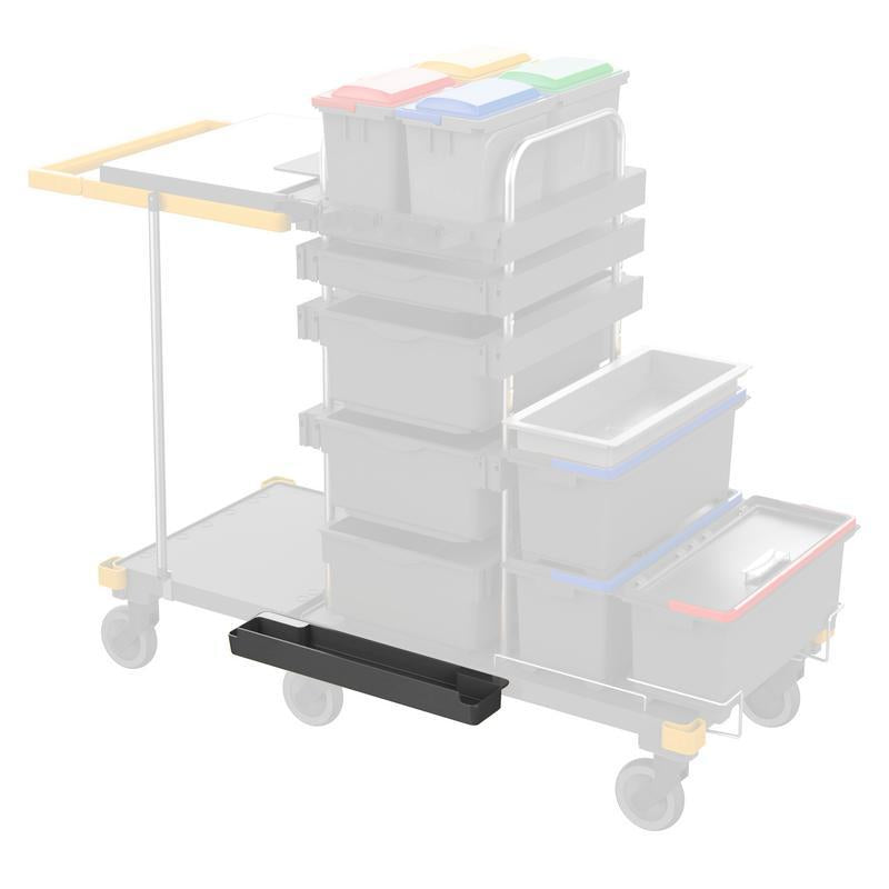 VERMOP Mop-Ablage inkl. Aufnahme, anthrazit, 52 x 12 x 6 cm