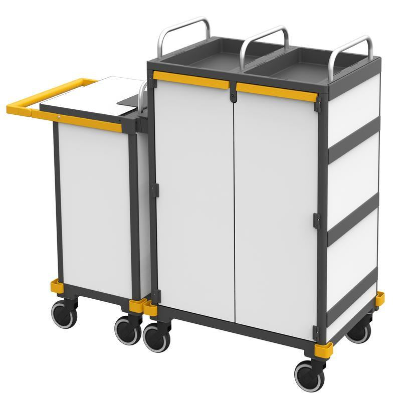 VERMOP Equipe H1 abkoppelbar, Platinum White, 130 x 56 x 136 cm