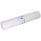 Eine Rolle EMIL DEISS KG (GmbH + Co.) DEISS 16702 Kunststoffbeutel, 575x1000 mm Typ 60 weiss, Packung (25 Stück), ist mit einer blau-weißen Banderole und dem Etikett "Papier weiss" auf weißem Hintergrund versehen.
