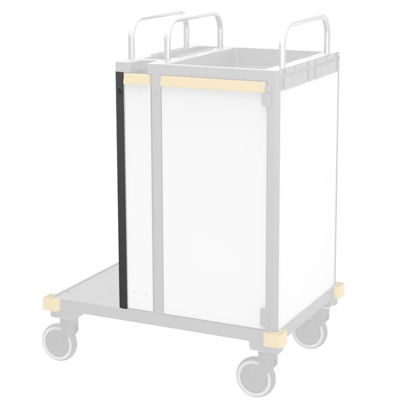 VERMOP Eckprofilleiste mit Schloss links, 74 x 4 x 2 cm