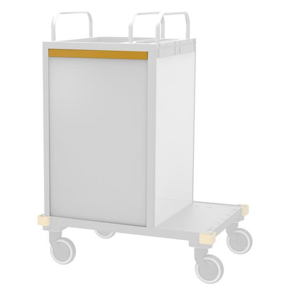 VERMOP back panel H+ Toolbox Platinum White, 738 x 48 cm