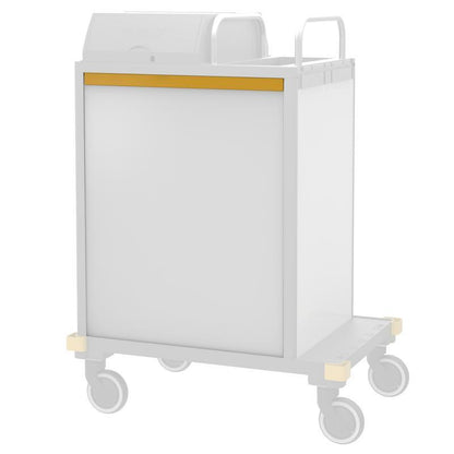 VERMOP Rückwand H+ 10l Box Platinum White 738 x 600 x 9 cm