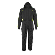 Overall mit Knietaschen,geringes Gewicht Winterkombination, schwarz/hi-vis gelb