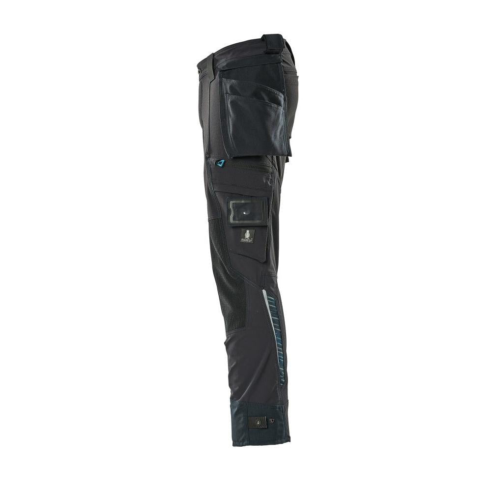 MASCOT® Hose mit Hängetaschen, Stretch schwarzblau