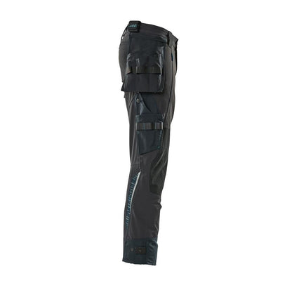 MASCOT® Hose mit Hängetaschen, Stretch schwarzblau