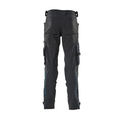 Hose mit Knietaschen aus Dyneema,Stretch Hose, schwarzblau