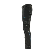 Hose mit Knietaschen aus Dyneema,Stretch Hose, schwarz