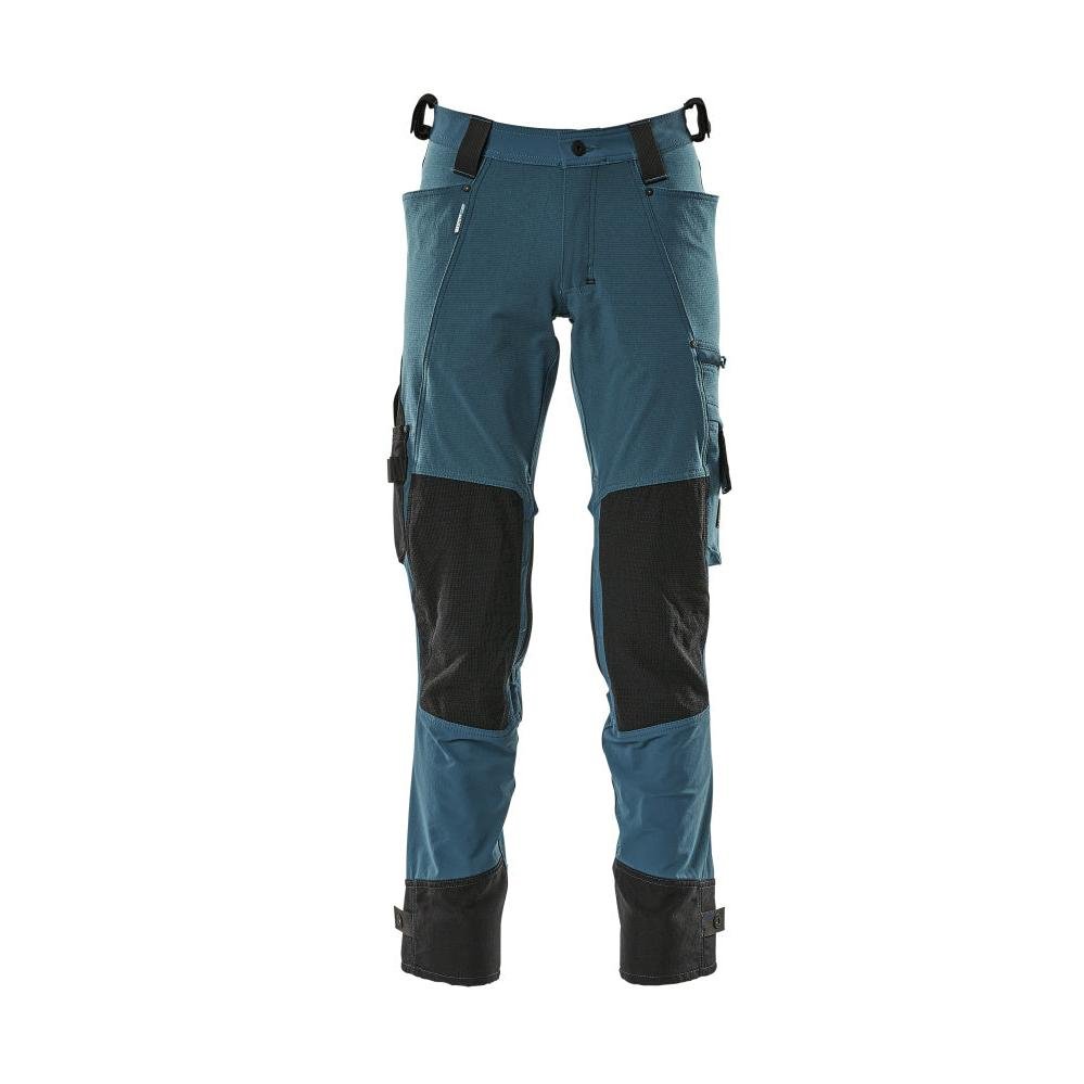 Hose mit Knietaschen aus Dyneema,Stretch Hose, Dunkelpetroleum