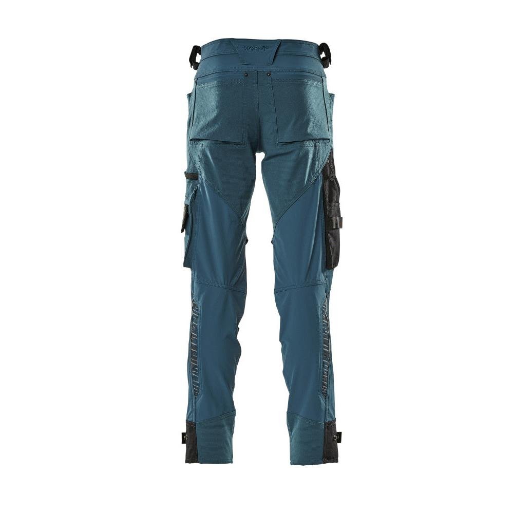 Hose mit Knietaschen aus Dyneema,Stretch Hose, Dunkelpetroleum