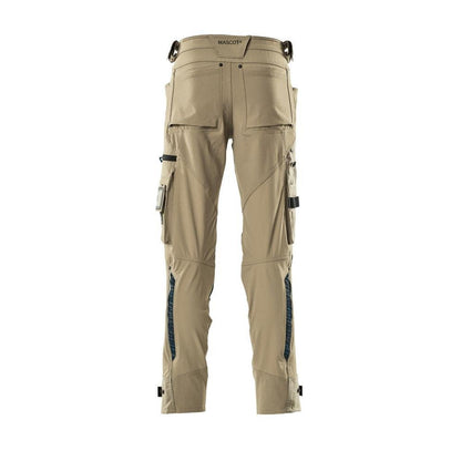 Hose mit Knietaschen aus Dyneema,Stretch Hose, hellkhaki