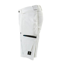 Shorts,abnehmbaren Hängetaschen,Stretch Handwerkershorts, weiss